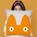 Orange Monster Throw Pillow By Alisa Galitsyna