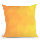 Abstract Geometric Gradient Pattern Throw Pillow By Alisa Galitsyna