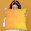 Abstract Geometric Gradient Pattern Throw Pillow By Alisa Galitsyna