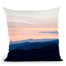 Pastel Sunset Over The Mountains Throw Pillow By Alisa Galitsyna
