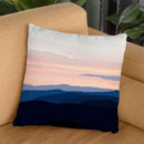Pastel Sunset Over The Mountains Throw Pillow By Alisa Galitsyna