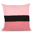 Pink Abstract Throw Pillow By Alisa Galitsyna