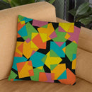 Playful Squares Throw Pillow By Alisa Galitsyna