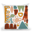 Playing Shapes Ii Throw Pillow By Alisa Galitsyna