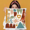 Playing Shapes Ii Throw Pillow By Alisa Galitsyna