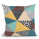 Abstract Geometry Throw Pillow By Alisa Galitsyna