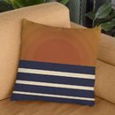 Retro Sunset Throw Pillow By Alisa Galitsyna