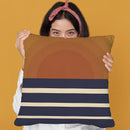 Retro Sunset Throw Pillow By Alisa Galitsyna
