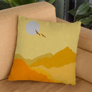 Shades Of Desert Throw Pillow By Alisa Galitsyna