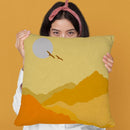 Shades Of Desert Throw Pillow By Alisa Galitsyna