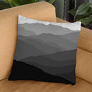 Shades Of Grey Mountains Throw Pillow By Alisa Galitsyna