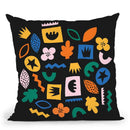 Shapes & Plants Iv Throw Pillow By Alisa Galitsyna