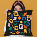 Shapes & Plants Iv Throw Pillow By Alisa Galitsyna