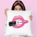 Wear Lipstick Ii Throw Pillow By Amanda Greenwood