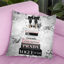 Tall Book Stack Black & Pink Black Bowoes With Background Throw Pillow By Amanda Greenwood