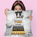 Tall Book Stack Grey & Gold Black Bowoes With Background Throw Pillow By Amanda Greenwood