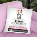 Grey & Pink Books With Candle Roses Throw Pillow By Amanda Greenwood