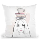 Books Throw Pillow By Alison Gordon