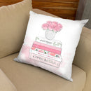Belle'S Library Throw Pillow By Alison Gordon