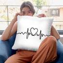Heartline Throw Pillow By Alison Gordon