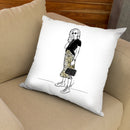 Leopard Beauty Throw Pillow By Alison Gordon