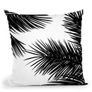 Palm Leaves I Throw Pillow By Alison Gordon