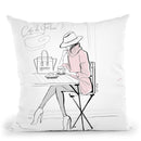 Cafedefleur Throw Pillow By Alison Gordon