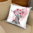 Flirting In Floral Throw Pillow By Alison Gordon