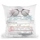 Amanda'S Library Throw Pillow By Alison Gordon