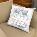 Amanda'S Library Throw Pillow By Alison Gordon