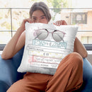 Amanda'S Library Throw Pillow By Alison Gordon