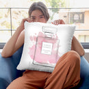 No5 Beauty Pink Throw Pillow By Alison Gordon