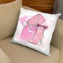 Shades Of Pink Throw Pillow By Alison Gordon