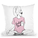 Beverly Hills Throw Pillow By Alison Gordon
