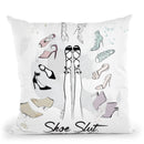 Shoe Slut Throw Pillow By Alison Gordon