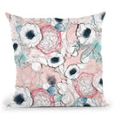 Vintage Garden Throw Pillow By Alison Gordon