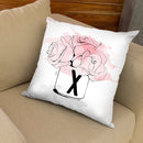 X Bouquet Ap62 Throw Pillow By Alison Gordon