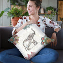 Mandala Morning Iii Throw Pillow By Anne Travoletti