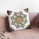 Mandala Morning V Throw Pillow By Anne Travoletti