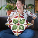 Oaked And Aged Pattern Vi Throw Pillow By Anne Travoletti