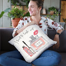 Chic Accents V (I Tend To Lash Out) Throw Pillow By Anne Travoletti