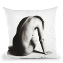Nude Woman Charcoal Study 56 Throw Pillow By Ashvin Harrison
