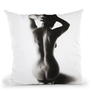 Nude Woman Charcoal Study 57 Throw Pillow By Ashvin Harrison