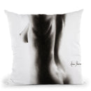 Nude Woman Charcoal Study 60 Throw Pillow By Ashvin Harrison