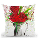 Scarlet Lovers Throw Pillow By Ashvin Harrison