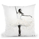 The White Swan Throw Pillow By Ashvin Harrison