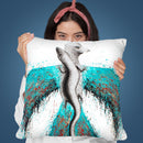 Thunderbird   Lizard Throw Pillow By Ashvin Harrison