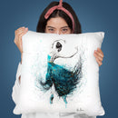 Gold River Dance Throw Pillow By Ashvin Harrison