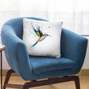Happy Hummingbird Throw Pillow By Ashvin Harrison