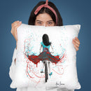 Her Ocean And Fire Throw Pillow By Ashvin Harrison